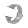 Crong Wave Band - Pleciony pasek do Apple Watch 38/40/41 mm (jasny szary)