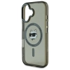 Karl Lagerfeld IML Metal Choupette Head MagSafe - Etui iPhone 16 (czarny)