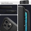 Spigen Liquid Air - Etui do iPhone 12 Pro / iPhone 12 (Czarny)