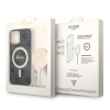 Guess Bundle Pack MagSafe 4G - Zestaw etui + ładowarka MagSafe iPhone 12 / iPhone 12 Pro (czarny/złoty)