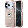 Karl Lagerfeld IML Choupette Head Logo MagSafe - Etui iPhone 17 Pro (różowy)