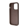 Guess Crossbody 4G Metal Logo - Etui iPhone 14 Pro (brązowy)