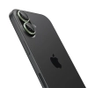 Spigen Optik Pro GLAS.TR EZ Fit Camera Protector 2-Pack - Szkło ochronne na obiektyw do iPhone 16 / 16 Plus / 17 (2 szt) (Green)