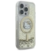Hello Kitty Liquid Glitter Fever MagSafe - Etui iPhone 16 Pro Max (biały / złoty)