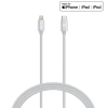 Kanex DuraBraid - Kabel połączeniowy USB-C (Power Delivery) na Lightning certyfikat MFi 1,2 m (Silver)