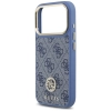 Guess 4G Strass Logo MagSafe - Etui iPhone 17 Pro (niebieski)