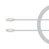 Kanex DuraBraid - Kabel połączeniowy USB-C (Power Delivery) na Lightning certyfikat MFi 1,2 m (Silver)