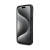 Ferrari Perforated Waves Metal Logo - Etui iPhone 15 (czarny)