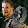 Crong Nylon - Pasek sportowy do Apple Watch 42/44/45/49 mm (Military Green)