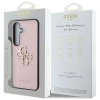 Guess Grained Big 4G Logo Small Classic Logo - Etui do Samsung Galaxy S25+ (różowy)