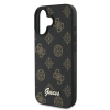 Guess Peony Script MagSafe - Etui iPhone 16 Plus (czarny)