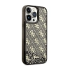 Guess Liquid Glitter Transculent 4G - Etui iPhone 14 Pro Max (Czarny)