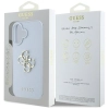 Guess Grained Big 4G Logo Small Classic Logo - Etui do iPhone 16 (niebieski)