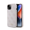 Guess 4G Metal Gold Logo - Etui iPhone 15 (różowy)
