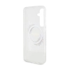Guess IML Flowers Wreath MagSafe - Etui Samsung Galaxy S24+ (przezroczysty)