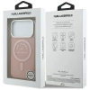 Karl Lagerfeld IML Karl RSG Logo MagSafe - Etui iPhone 17 Pro (różowy)