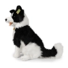 Rappa - Pluszowa realistyczna maskotka Pies Border Collie siedzący 40 cm Eco-Friendly