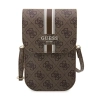 Guess 4G Stripes - Torebka crossbody na telefon (brązowy)