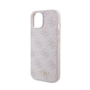 Guess 4G Metal Gold Logo - Etui iPhone 15 (różowy)