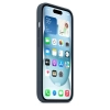 Apple Silicone Case - Silikonowe etui z MagSafe do iPhone 15 (sztormowy błękit)
