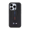 BMW Grip Stand Smooth & Carbon - Etui iPhone 15 Pro (czarny)