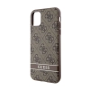 Guess 4G Printed Stripe - Etui iPhone 11 / iPhone XR (brązowy)