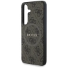 Guess Leather 4G Colored Ring Classic Logo MagSafe - Etui do Samsung Galaxy S25 (brązowy)