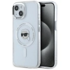 Karl Lagerfeld IML Metal Karl Head MagSafe - Etui do iPhone 15 (biały)