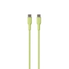 PURO ICON Soft Cable - Kabel USB-C do USB-C 1.5 m (Matcha Green)