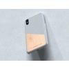 Nordic Elements Original Hel - Drewniane etui iPhone Xs Max (Light Grey)