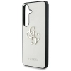 Guess Grained Big 4G Logo Small Classic Logo - Etui do Samsung Galaxy S25 (beżowy)