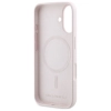 Karl Lagerfeld Silicone Double Heads Print MagSafe - Etui iPhone 16 (różowy)