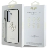 Guess Grained Big 4G Logo Small Classic Logo - Etui do Samsung Galaxy S25 (beżowy)