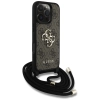 Guess 4G Big Logo Cord Strap Crossbody - Etui do iPhone 16 Pro (brązowy)