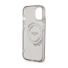 Guess IML Flowers Wreath MagSafe - Etui iPhone 15 (czarny)