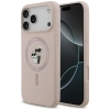 Karl Lagerfeld Silicone Karl & Choupette Ring MagSafe - Etui iPhone 17 Pro Max (różowy)