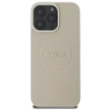Guess Grained Ring MagSafe - Etui iPhone 16 Pro Max (beżowy)