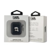 Karl Lagerfeld Monogram Karl Head - Etui AirPods 1/2 gen (czarny)