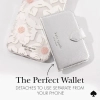 Kate Spade New York Morgan MagSafe Wallet - Portfel magnetyczny (Metallic Silver)