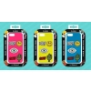 PURO Patch Mania - Etui Samsung Galaxy A3 (2017) w zestawie 5 naklejek (żółty)