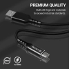 Crong Armor Link - Kabel 100W 5A USB-C do USB-C Fast Charging 120cm (czarny)