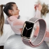 Crong Nylon - Pasek sportowy do Apple Watch 38/40/41 mm (Light Pink)
