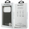 Karl Lagerfeld Initial & Metal Logo MagSafe - Etui iPhone 17 Pro Max (czarny)