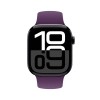 Crong Liquid - Pasek do Apple Watch 44/45/46/49 mm (śliwkowy)