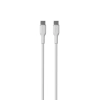 PURO ICON Soft Cable - Kabel USB-C do USB-C 1.5 m (White)