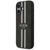 Guess 4G Printed Stripes MagSafe - Etui iPhone 17 (czarny)