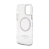 Guess Metal Outline MagSafe - Etui iPhone 12 / iPhone 12 Pro (przezroczysty / złoty)