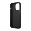 Guess Saffiano Triangle Logo Case - Etui iPhone 14 Pro (srebrny)