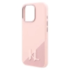 Karl Lagerfeld Silicone Shadow Metal Initial MagSafe - Etui iPhone 16 Pro Max (różowy)