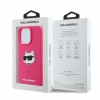 Karl Lagerfeld Silicone Choupette Head Print MagSafe - Etui iPhone 16 Pro Max (fuksja)